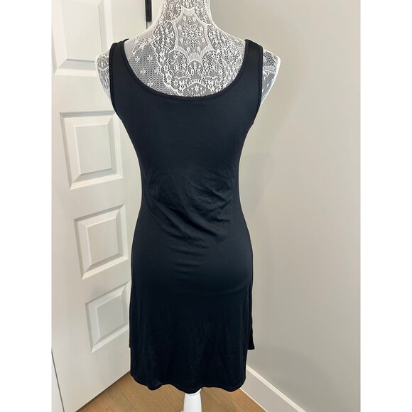 Collette Dinnigan Black Slip Dress Anthropologie Vintage Medium - Picture 3 of 6